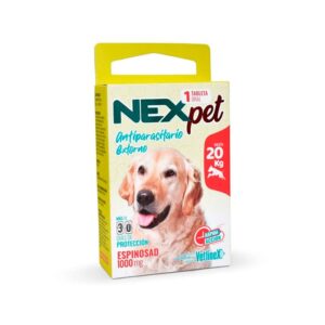 Antipulgas para Perros 20K NexPet 1 Tableta