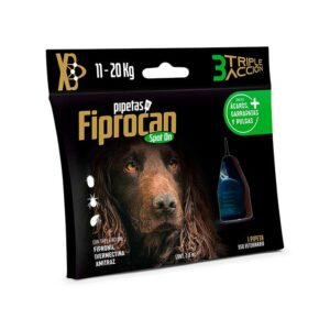 Fiprocan Spot On 20 Kg Vetlinex Antipulgas, Garrapatas y Acaros