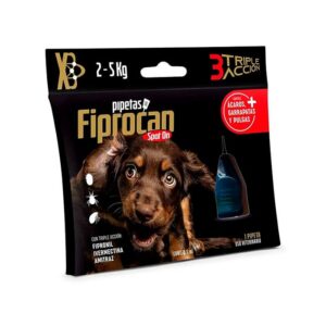 Fiprocan Spot On 5 Kg Vetlinex Antipulgas, Garrapatas y Acaros