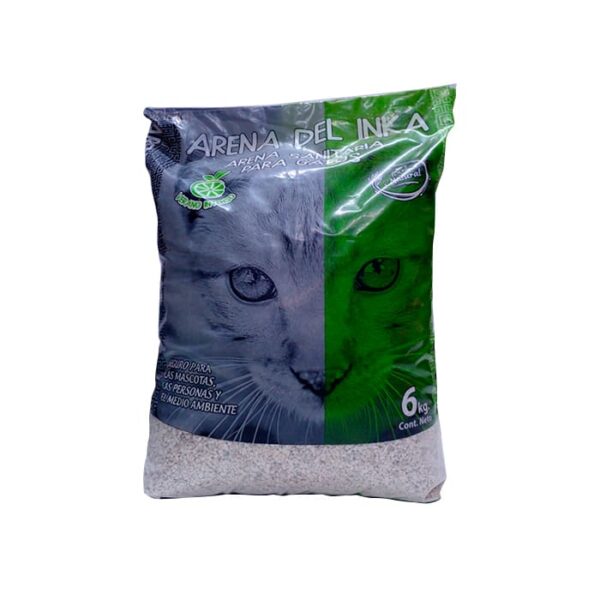 Arena Sanitaria Para Gatos del Inka Aroma Verano Intenso 6Kg
