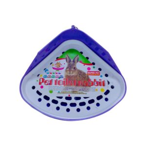 Baño Esquinero Para Conejos Púrpura