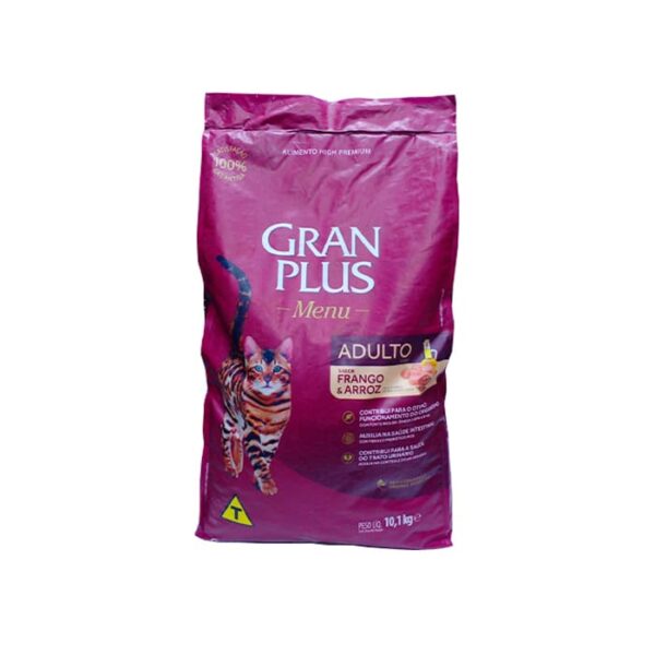 Gran Plus Menu Gato Adulto Frango y Arroz 10,1kg
