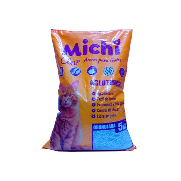 Arena para Gatos MICHI Aglutinante 5kg