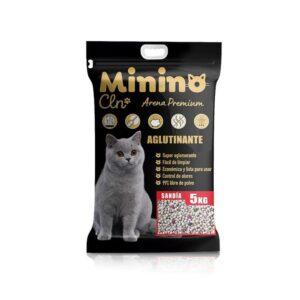 Arena PREMIUM para gato aroma Limón de 5Kg con asa y cierre hermético